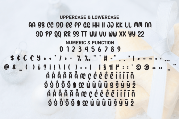 Snow Ribbon Font PNG with transparent background - Preview 6