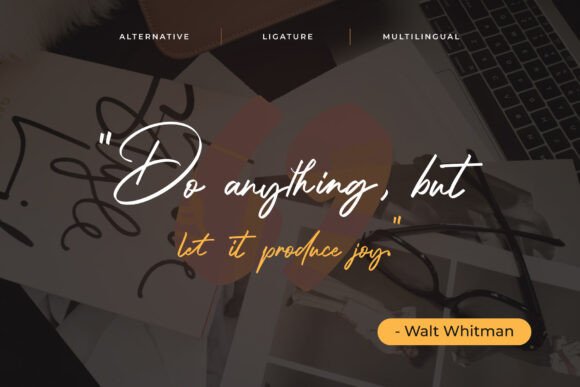Avalline Font - Preview 5