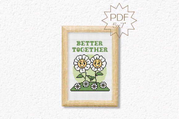 Better Together Cross Stitch Pattern PDF