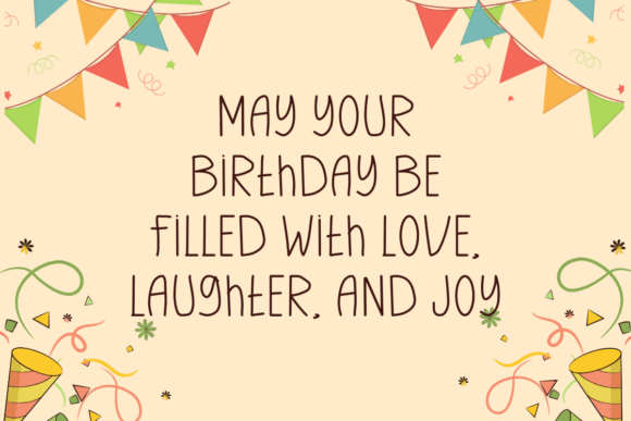 Birthday Special Font - Preview 2