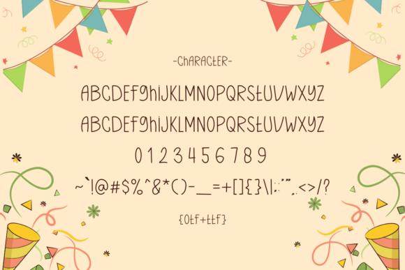 Birthday Special Font - Preview 3