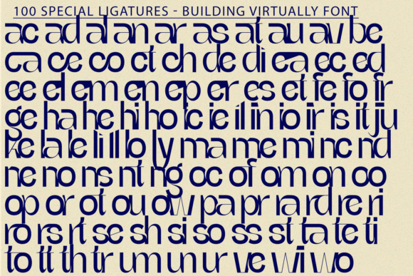 Building Virtually Font - Preview 6