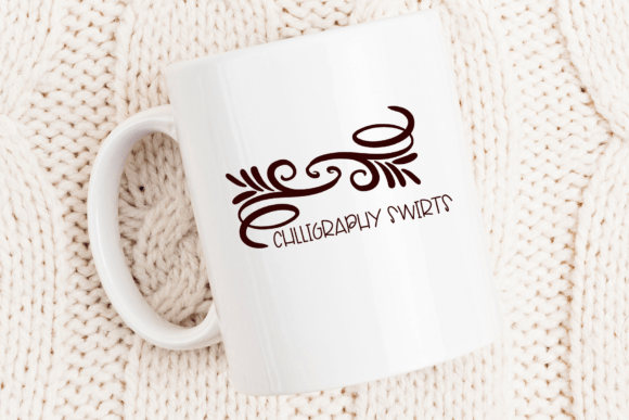 Calligraphy Swirls Font - Preview 4