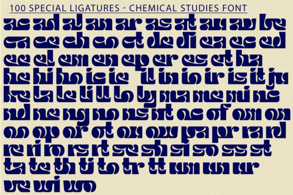 Chemical Studies Font - Preview 6