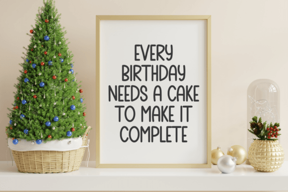 Cute Cake Font - Preview 4
