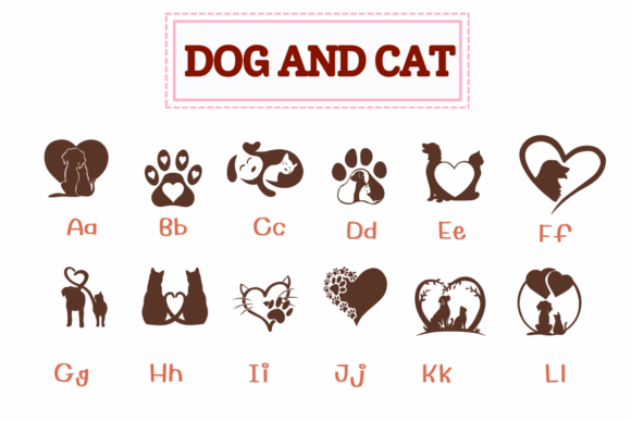 Dog and Cat Font - Preview 1