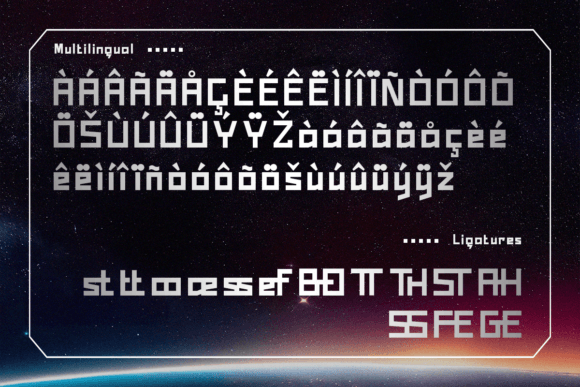 Eboxio Font font preview - 4