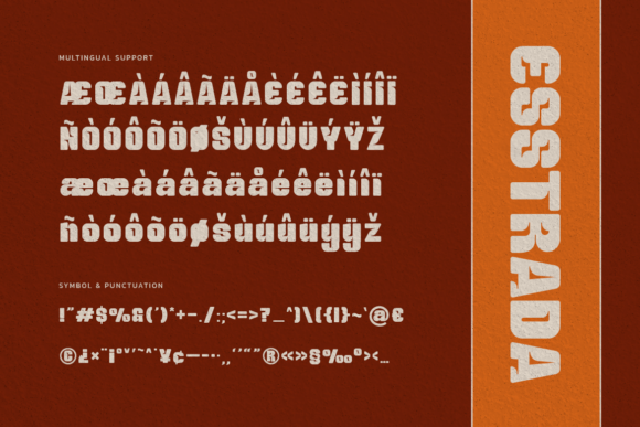 Esstrada Font - Preview 2