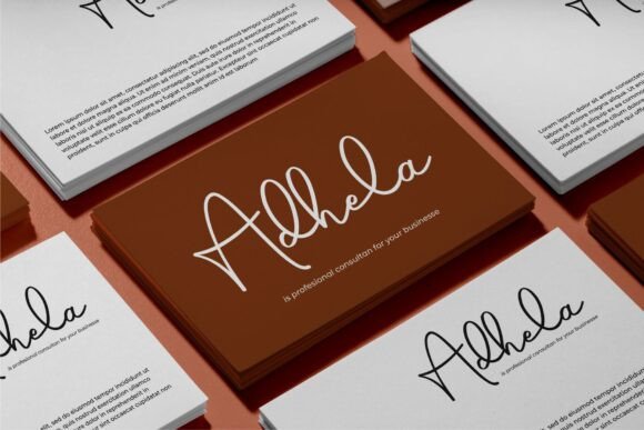 Fathila Henderson Font - Preview 1