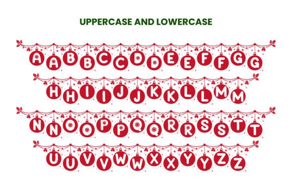 Festive Christmas Font - Preview 3