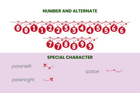 Festive Christmas Font - Preview 5