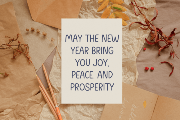 Festive Trendy Font PNG with transparent background - Preview 3