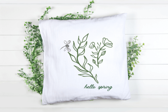 Flower Spring Doodle Font font preview - 1