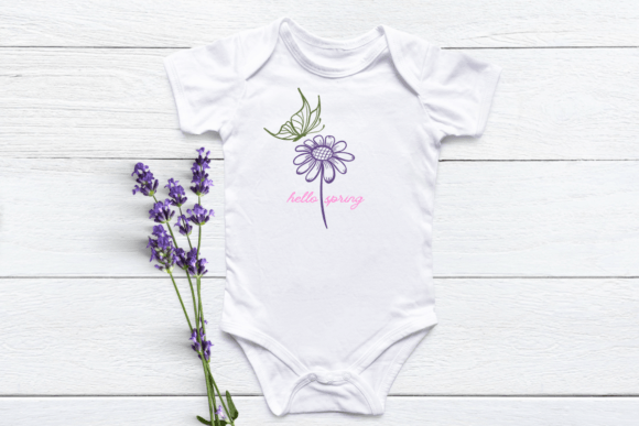 Flower Spring Doodle Font font preview - 2