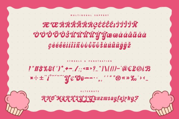 Fluffy Muffins Font - Preview 2