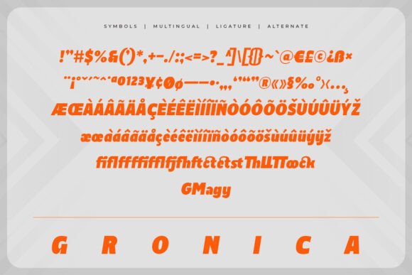 Gronica Font - Preview 2