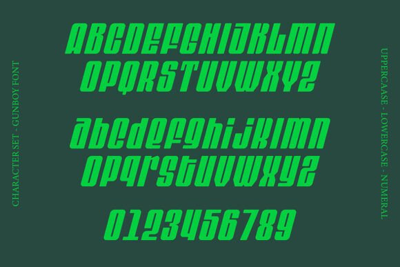 Gunboy Font - Preview 1