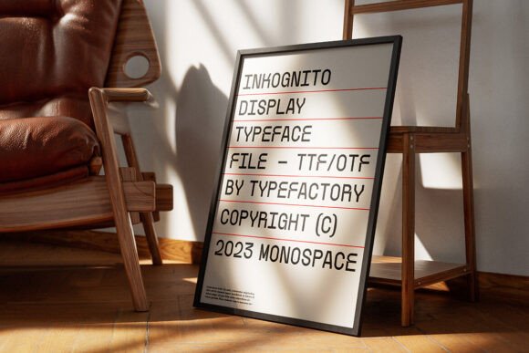 Inkognito Font - Preview 5
