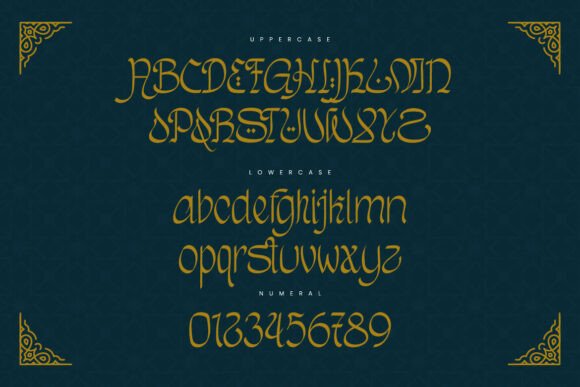 Irsyad Font PNG with transparent background - Preview 1