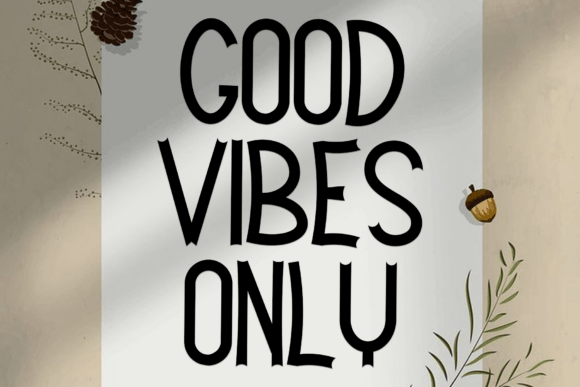 Jungle Haunted Font PNG with transparent background - Preview 2