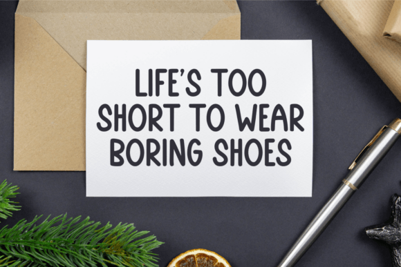 Leather Boots Font PNG with transparent background - Preview 3