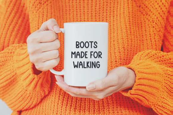 Leather Boots Font PNG with transparent background - Preview 4