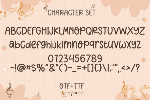 Loud Music Font PNG with transparent background - Preview 2
