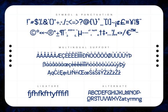 Magateno Font PNG with transparent background - Preview 2