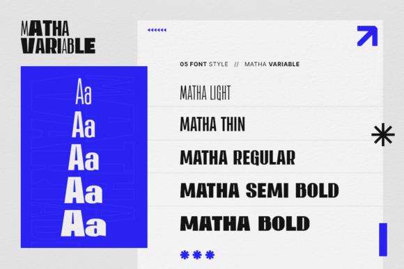 Matha Font PNG with transparent background - Preview 1
