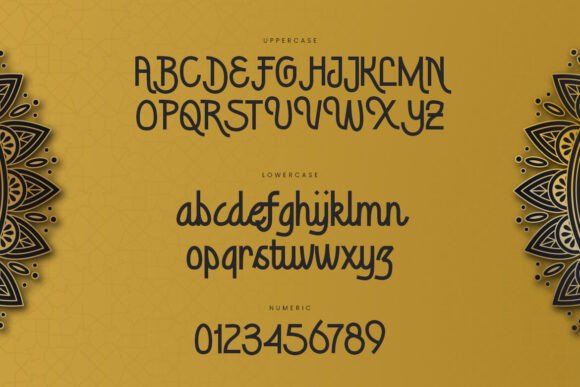 Moutala Font PNG with transparent background - Preview 1
