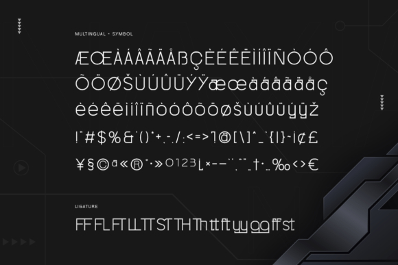 Naxia Font PNG with transparent background - Preview 2