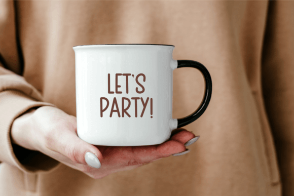 Party Lovely Font PNG with transparent background - Preview 5