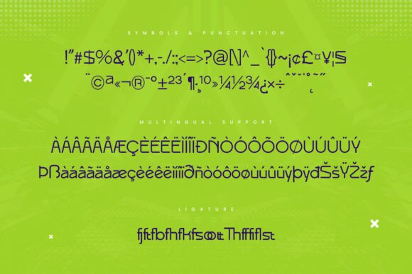 Pixiom Font PNG with transparent background - Preview 2