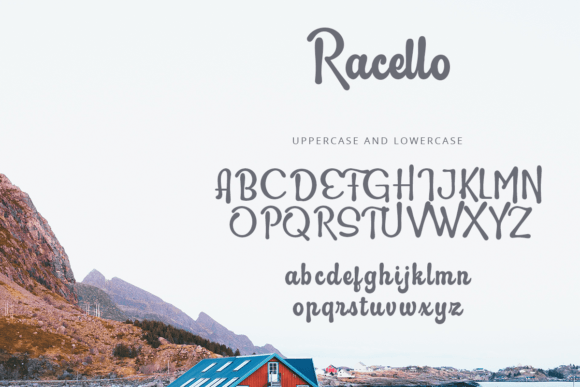 Racello Font PNG with transparent background - Preview 3
