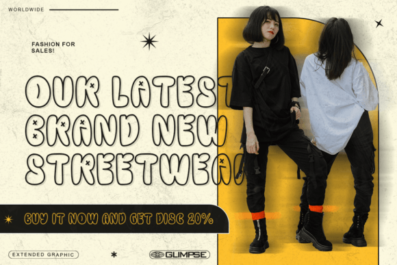 Rampows Font PNG with transparent background - Preview 3