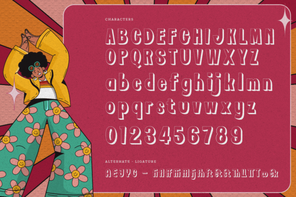 Rolimake Font PNG with transparent background - Preview 1