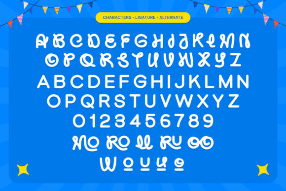 Rollienk Font PNG with transparent background - Preview 1