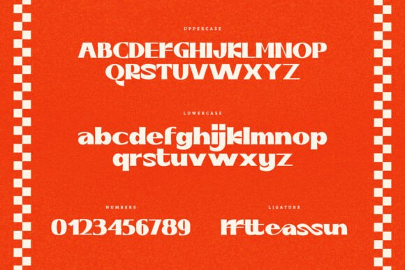 Romear Font PNG with transparent background - Preview 1