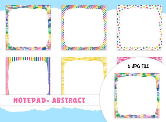 Printable Note Pad Bundle Bundle · Creative Fabrica
