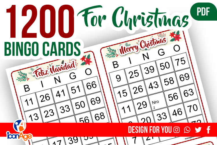 Bingo Card for Christmas (Navidad)