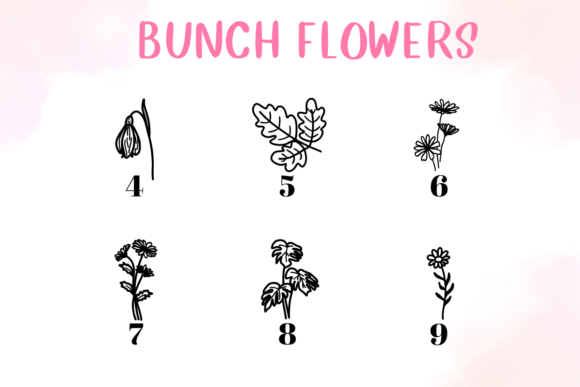 Bunch Flowers Font - Preview 3