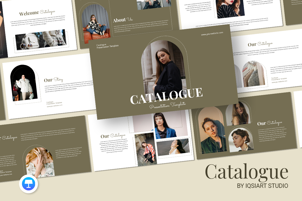 Catalogue - Keynote Template Graphic by IqsiartStudio · Creative Fabrica