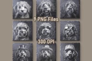 Cockapoo Engrave Cockapoo Engraving Files - Digital PNG Graphic by Stian Iversen ...