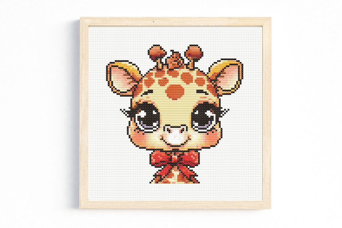 Cute Giraffe Cross Stitch Pattern