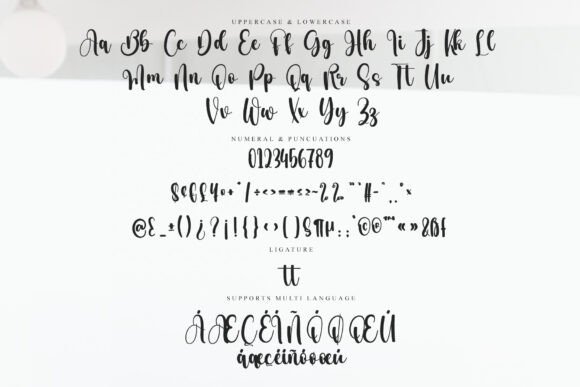 Delight Charming Font PNG with transparent background - Preview 5
