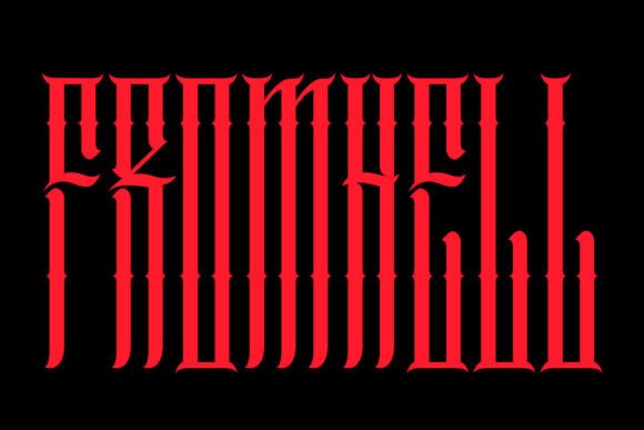 Demonics Font - Preview 2