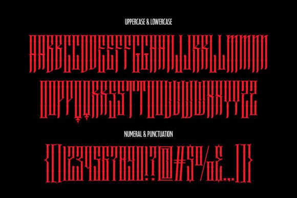 Demonics Font - Preview 3