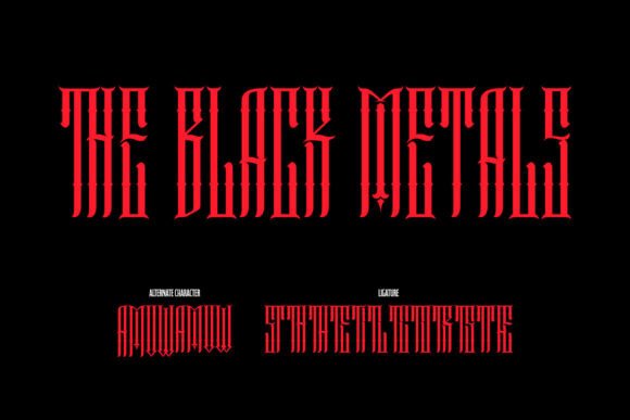 Demonics Font - Preview 4
