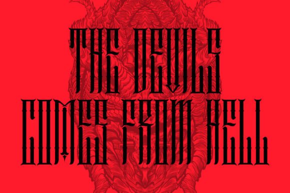 Demonics Font - Preview 5
