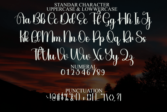Gymnastic Font PNG with transparent background - Preview 2